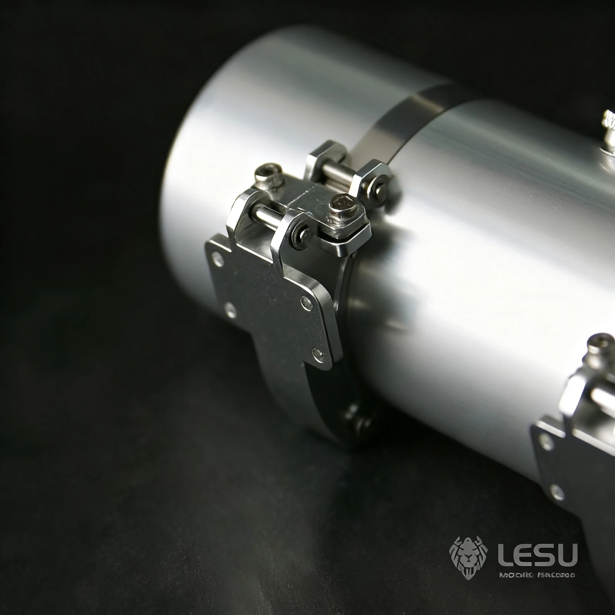 LESU Serbatoio Carburante Circolare G6059 GL Modello Camion Americano Stile per 1/14 Tamiya RC Trattore King Hauler Globe Liner Accessorio di Aggiornamento