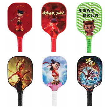 Pickleball Paddles USAPA Approved Fiber Glass Pickle Ball Paddle Polypropylene Honeycomb Core Anti Slip Sweat Absorb Grip Racket 1