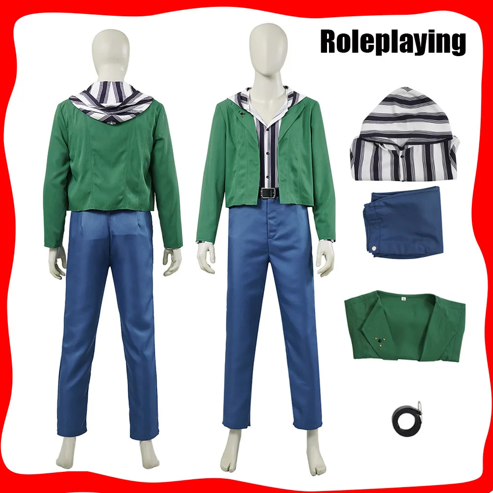 

Джонатан Косплей Мужской Фэнтези Зеленый Костюм Фильм Снег Косплей Белый Костюм Одежда для Взрослых Мужчин Disfraz Хэллоуин Карнавальный Костюм