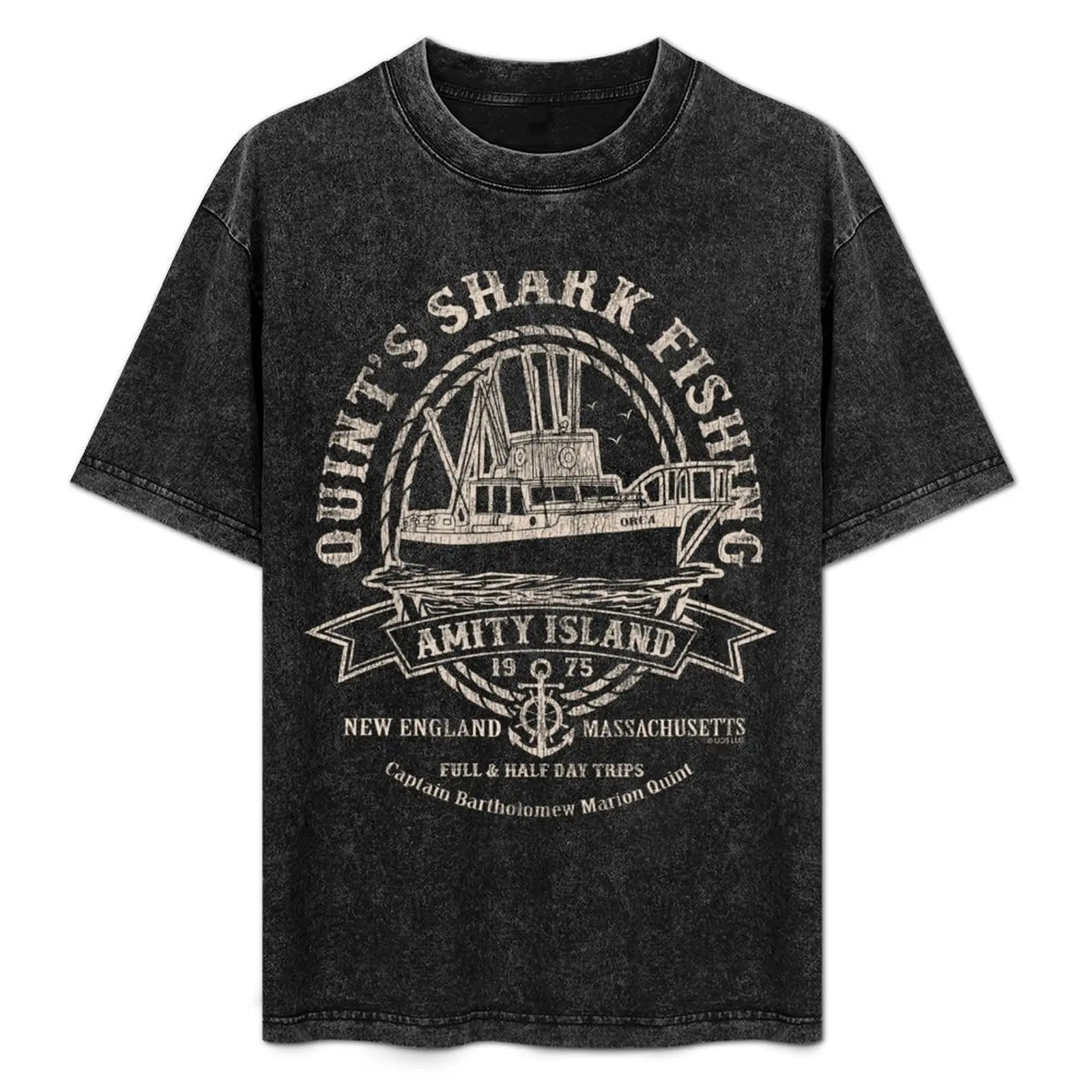 

Captain Quint's SS Orca (Universal  UCS LLC) T-Shirt Comfort Stretch Tee Shirt