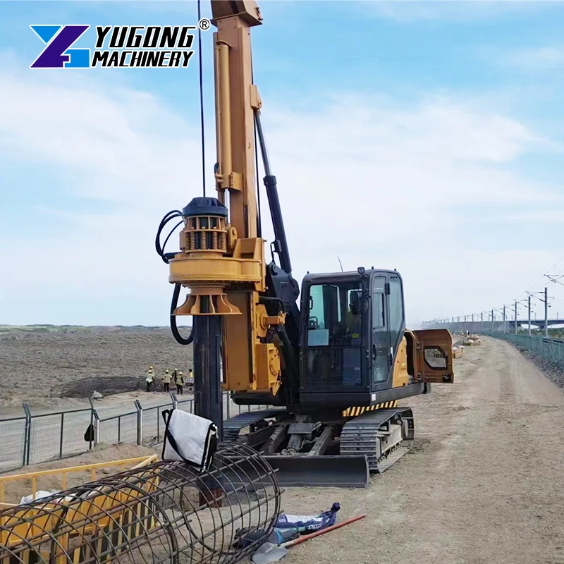 Hydraulic Rotary Earth Auger Output for Bridge Deep Water Large Diameter Rock Socketed Pile Drilling Customized High Quality
