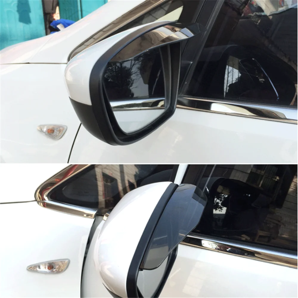 

2Pcs PVC car Mirror Rain Shield Shade for Mercedes Benz W203 W204 W211 CLA GLA W176 Skoda Octavia A5 A7 2 Rapid Fabia Yeti