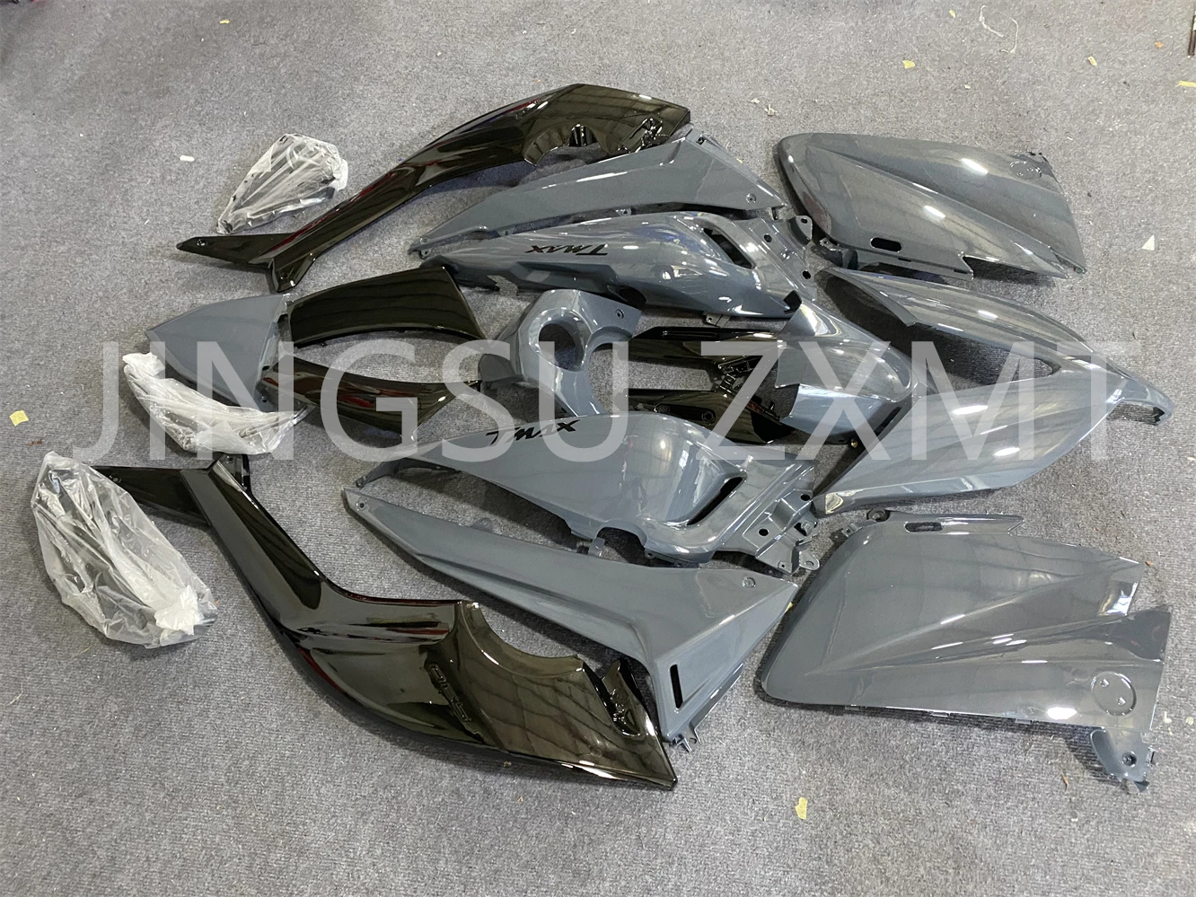 New ABS Motorcycle Fairings Kit Fit For YAMAHA T-MAX530 2015 2016 15 16 TMAX 530 Bodywork Set Custom Gray Black