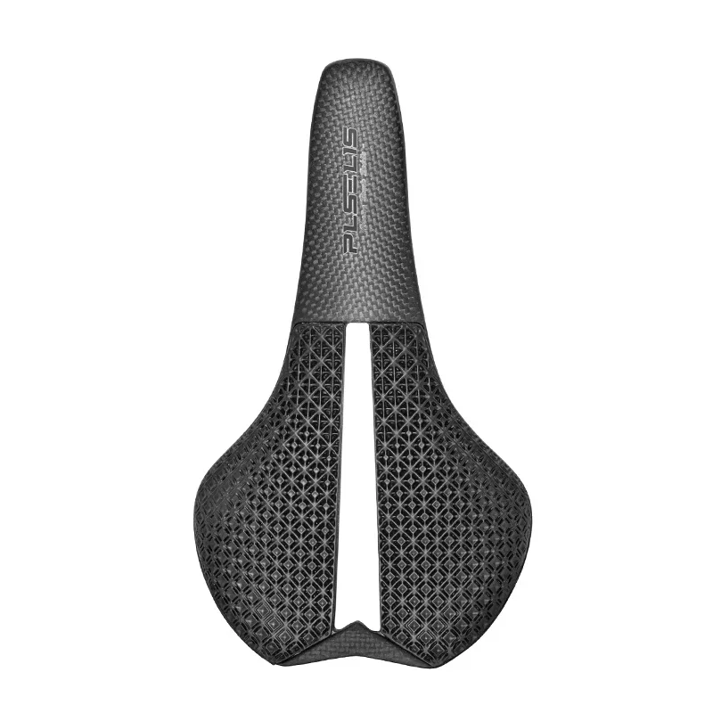 

Mountain Bike Saddle Carbon Fiber T700 T800 3D Printed Hollow Lightweight Short Nose for Cycling Racing MTB Training Breathable