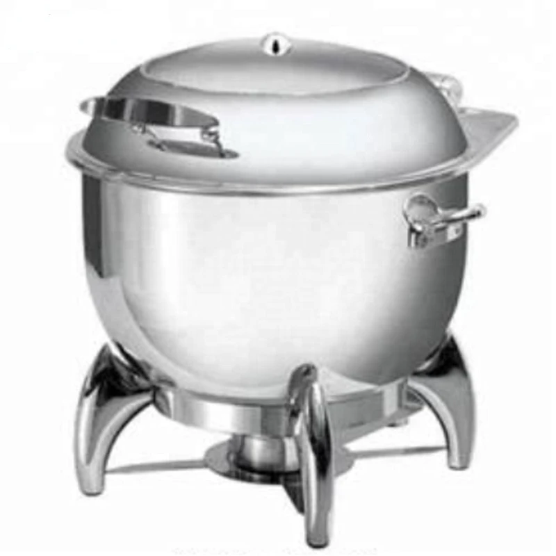 

Restaurant soup station stainless steel commercial hot warming buffet soup chafing dish pot, soup chaffing dish for catering