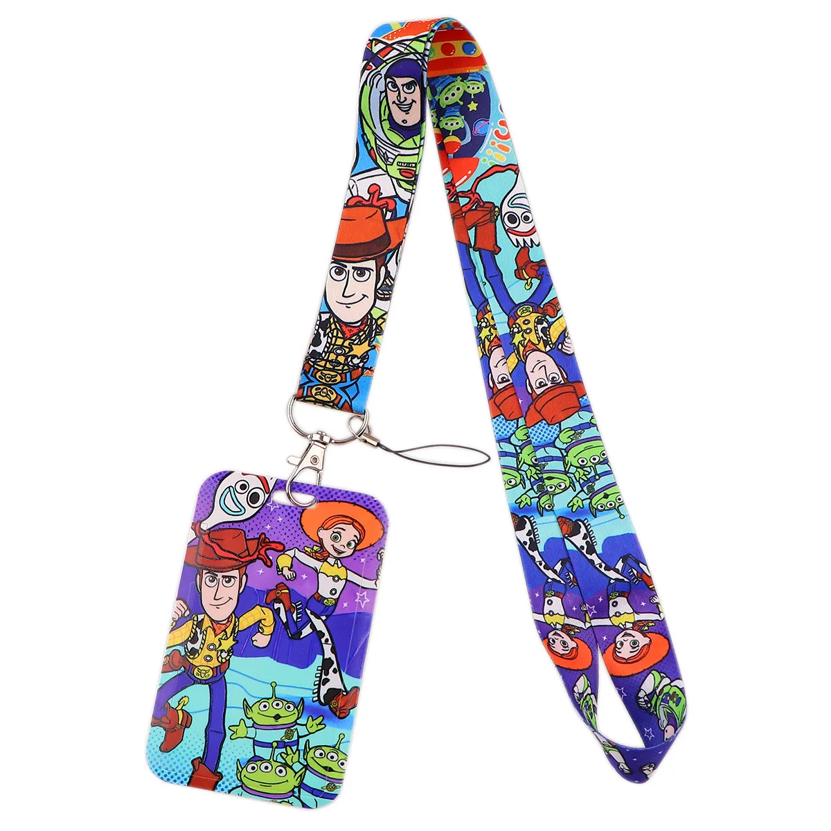 D2350 Cartoon Animal Lanyard For Keychain ID Card Cover Passport Student Cellphone Badge Holder Key Ring Neck Straps Accessories