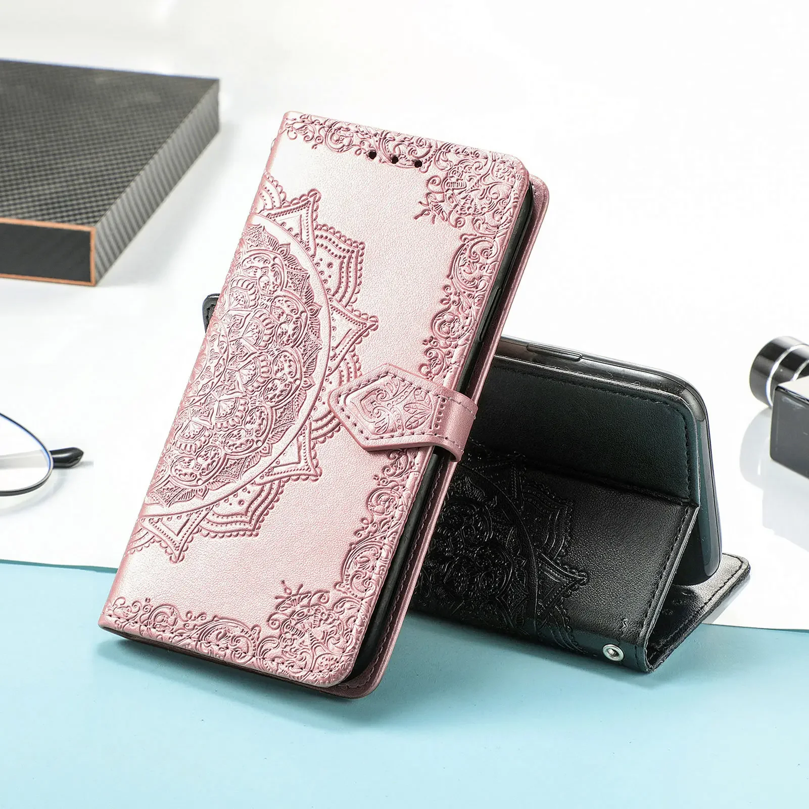 Mandala Flip Case For Infinix Hot 30 Play 30i 20 20i 20S 11S Note 12 G96 G88 Note 40 Pro Zero 30 5G Smart 8 Leather Wallet Cover