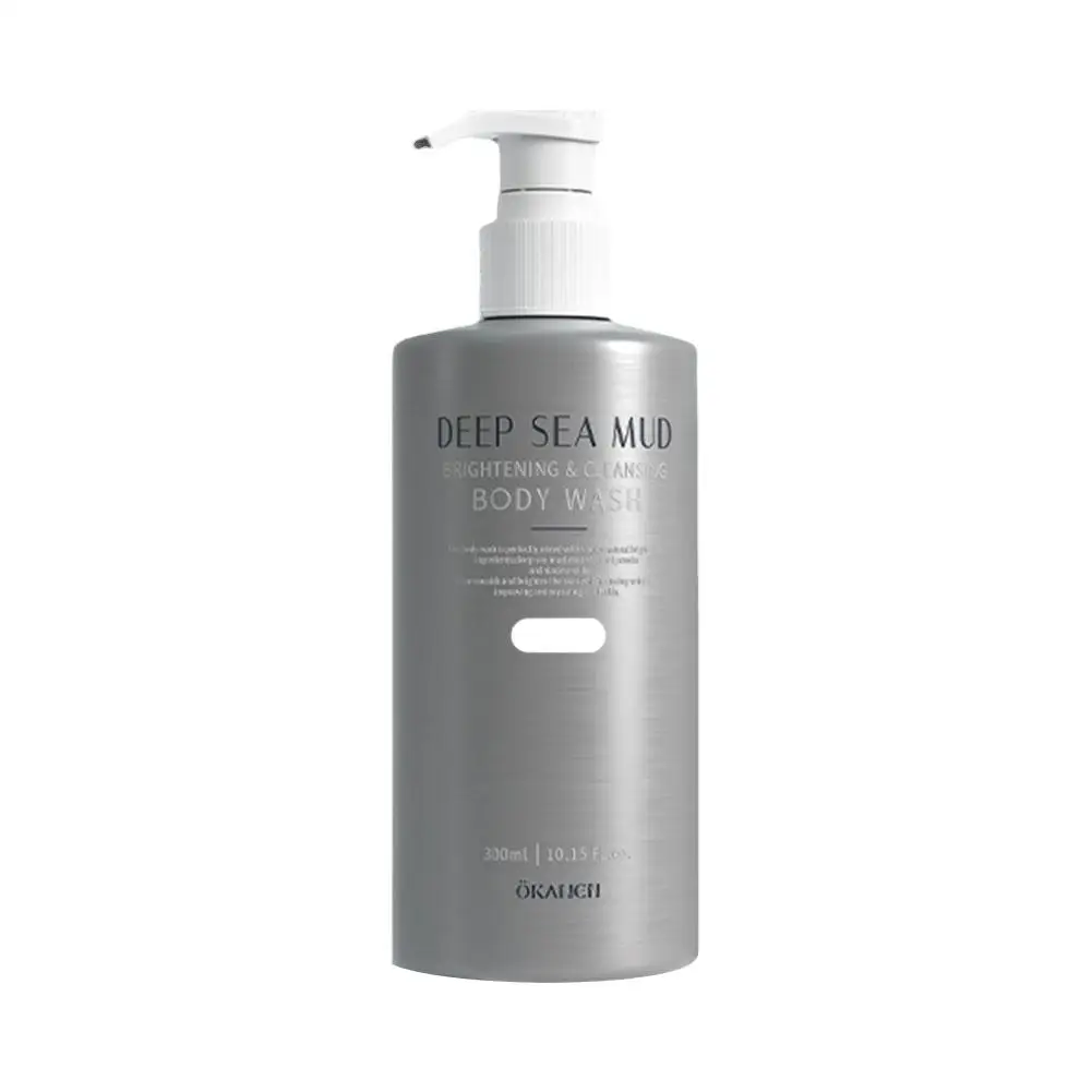 Barro volcánico de aguas profundas, limpieza corporal, blanqueamiento, acné, exfoliante, cuidado, nutritivo, hidratante, suciedad, Q5v3, 300ml