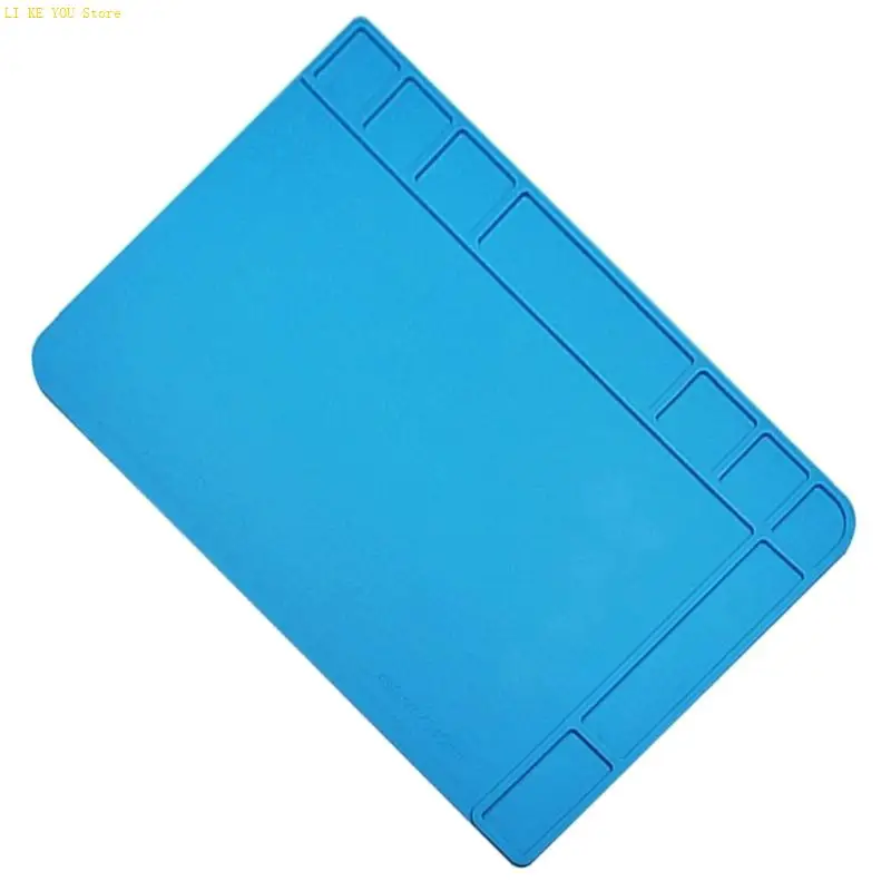 W3JE ESD Aislamiento calor Mat soldadura Herramienta reparación teléfono computadora Resistente calor