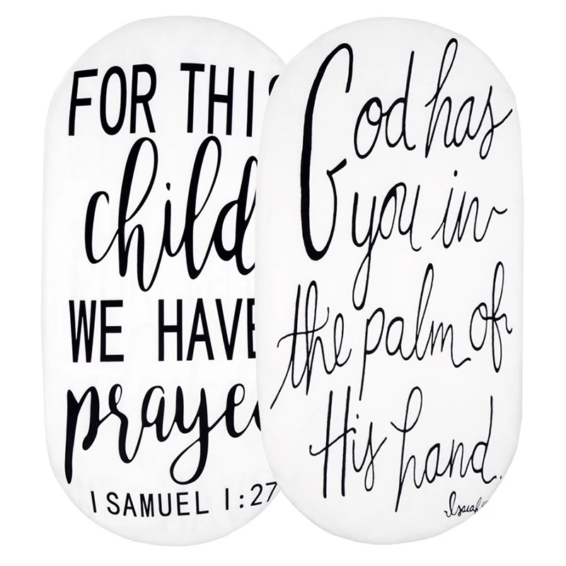 1PC Baby Fitted Bassinet Sheets Cradle Moses Basket Oval Rectangle Pad Sheet for Baby Boy Girl Stretchy Breathable Fitted Sheet