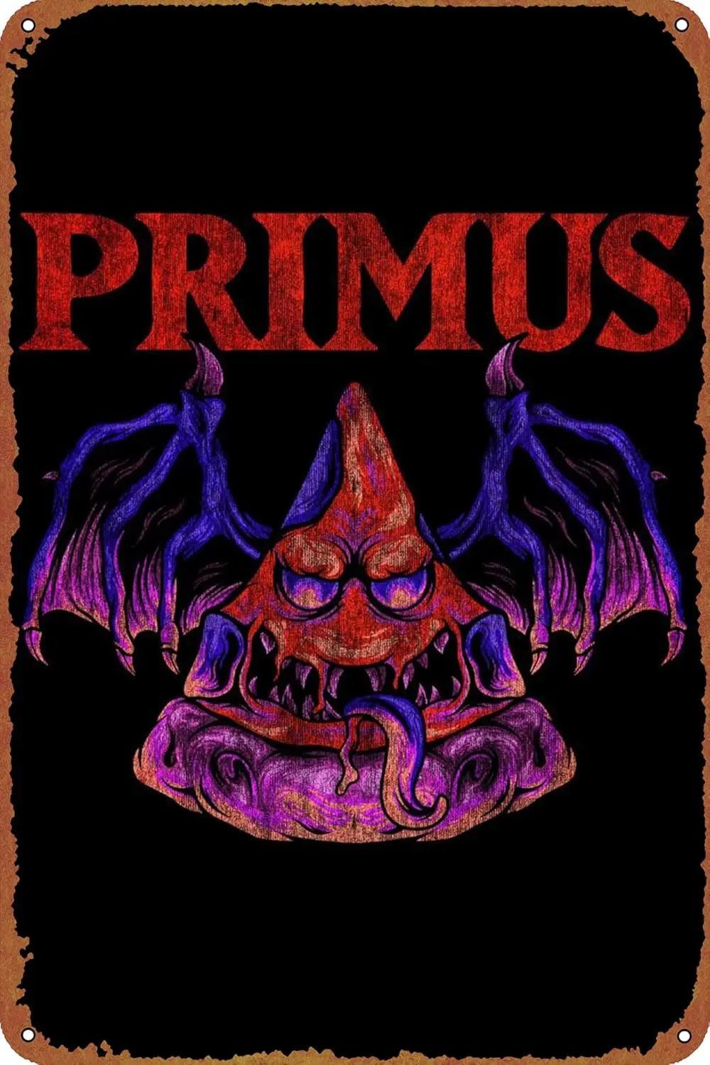 1p,Frizzle Fry Primus Retro Poster Tin Metal Sign Vintage Wall Plaque Decor  Inch