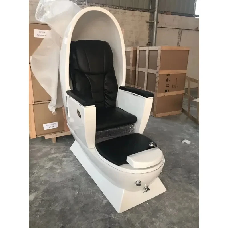 high quality Hot Sale White Modern Pipels Foot Massage Manre High Back Throne King Kids Pedre Spa Chair Station view 6