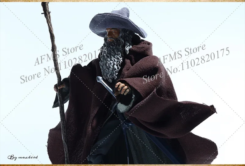 1/12 스케일 Collectible Figure Gandalf Cloak 반지의 제왕 마법사 옷 맞는 6 인치 DST 남자 군인 액션 피규어 바디 인형
