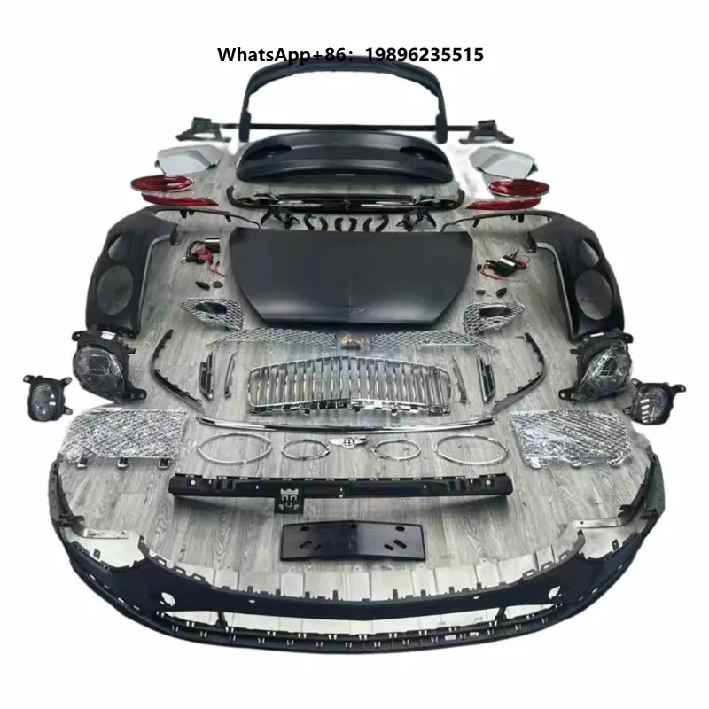 Upgrade 2024 New Model Polypropylene Body Kit for Car Bumper Assembly Front LED Headlight Grilles Rear Fender