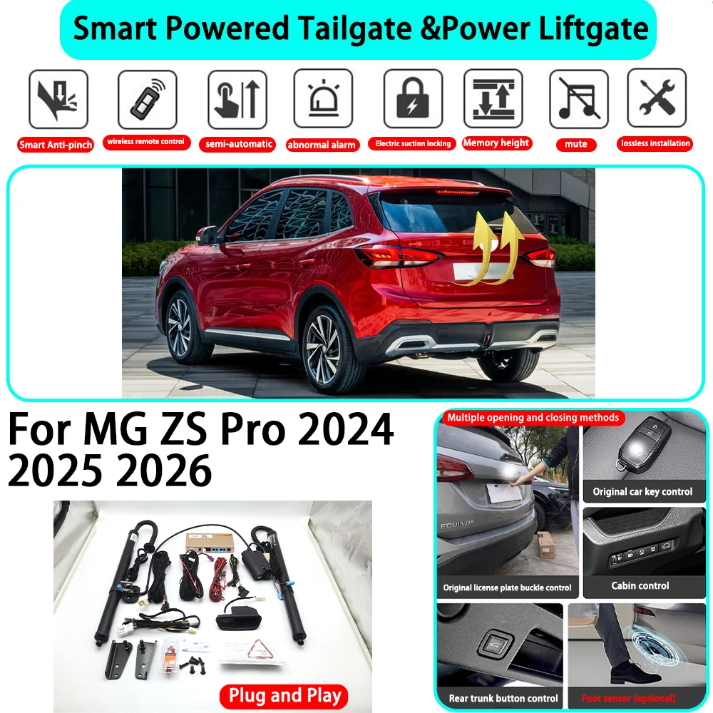 

﻿for MG ZS Pro 2024 2025 2026 OEM Smart Automatic Powered Tailgate Electric Power Tailgate Lift Kit Key Close Plug and Play