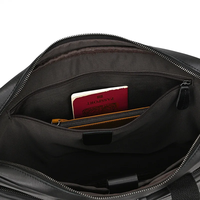 Valigette da lavoro per pendolarismo Borsa per il tempo libero Valigette per laptop retrò Borse in pelle moda Maleta E Maleta MHGWB