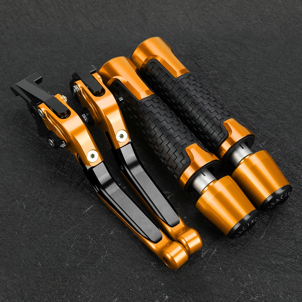 

For BUELL 1125CR 2009 1125CR 1125 CR Motorcycle Accessories Aluminum Adjustable Brake Clutch Levers Handlebar Hand Grips Ends