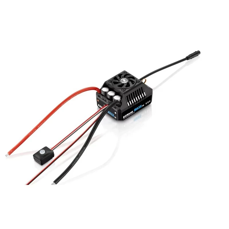 2026 Hot Selling EzRun MAX6 G2 IP67 Waterproof Brushed Sensored ESC 200A Perfect for 4990/5690 G2 Motor 1/6th 1/7th RC Car
