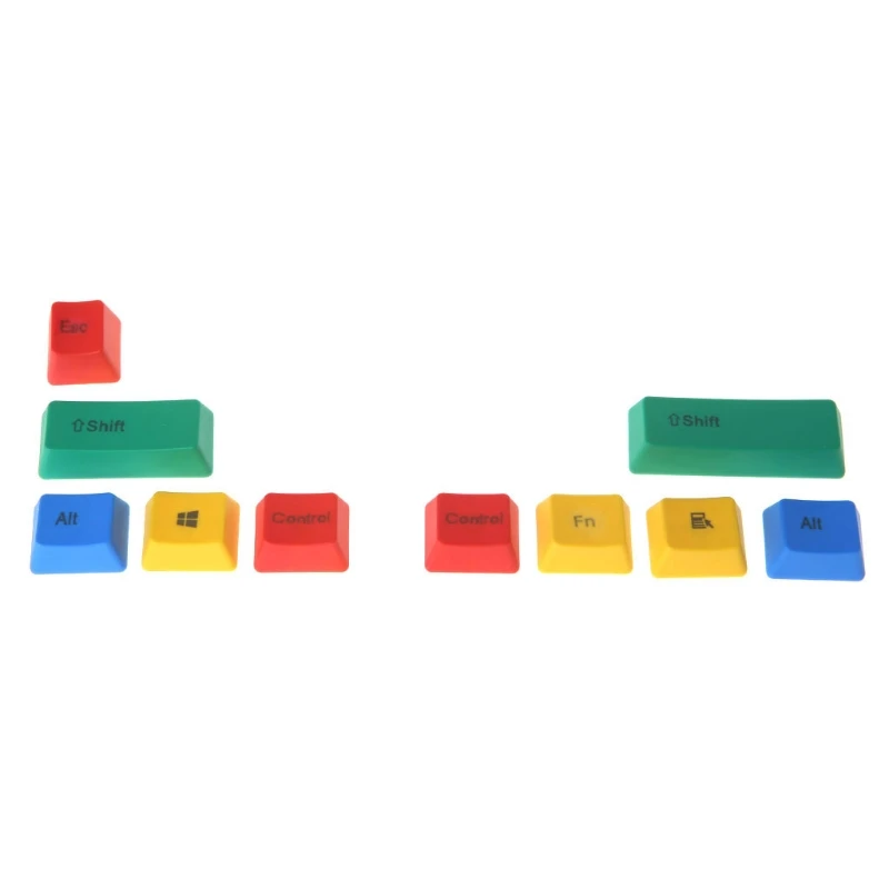 Teclas PBT RGBY com combinação cores Dye-Sub adequadas para a maioria teclados