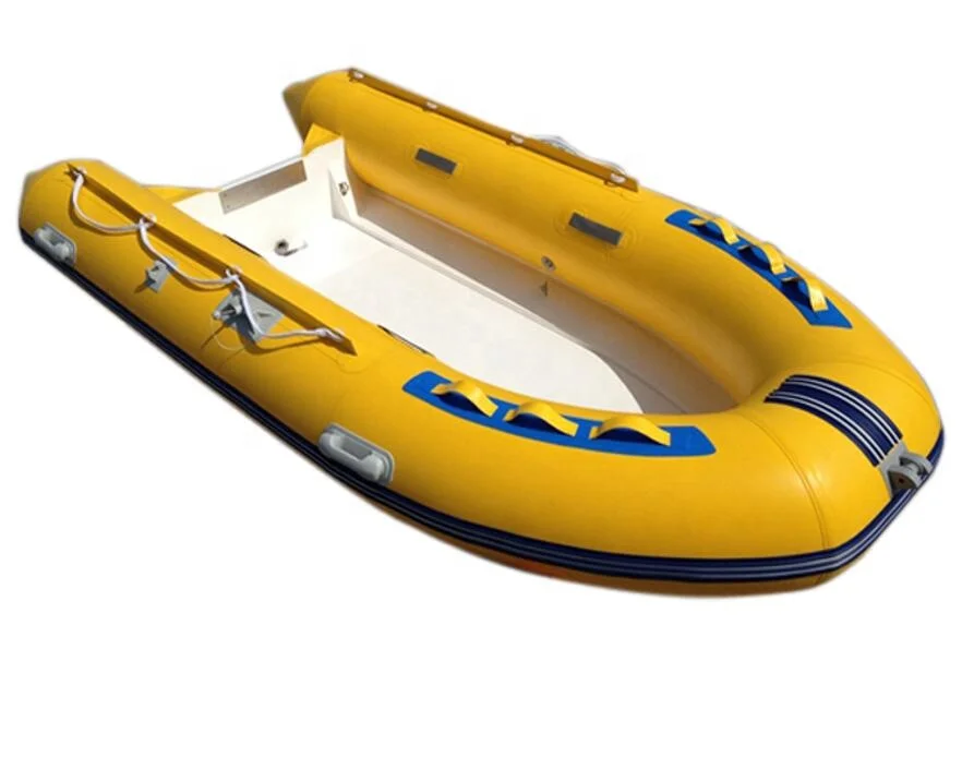 

New Design Customized Fiberglass Rigid PVC or Hypalon Inflatable Boat Yacht for Entertainment