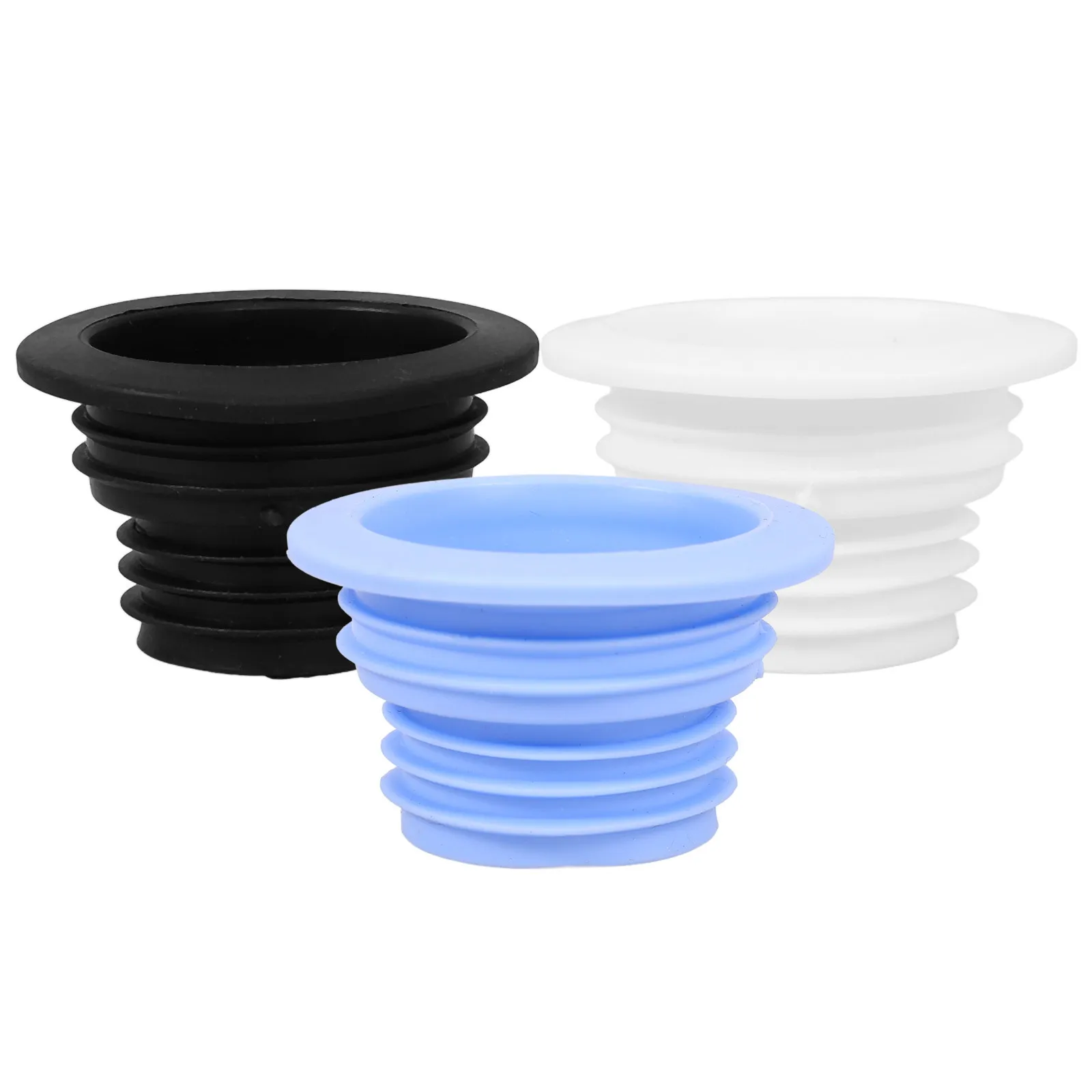 

3Pcs Multicolor Drain Sealing Rings Excellent Sealing Performance Odor Free Long Lasting Washing Machine Drain Hose Seal