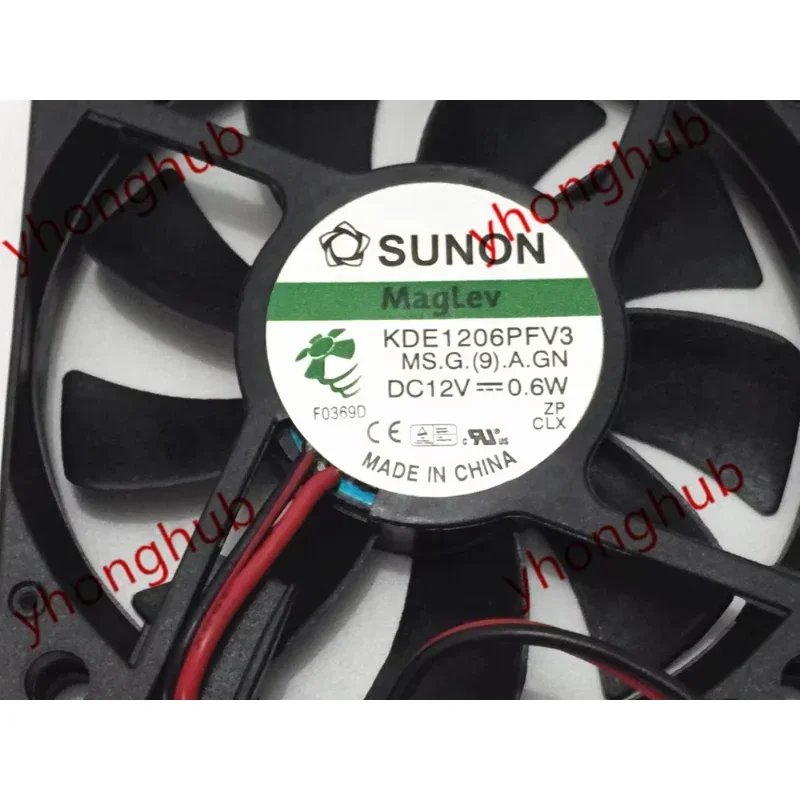 

СОН КДЕ1206ПФВ3 МС.Г. (9).A.GN DC 12 В 0,6 Вт 60x60x10 мм Серверный охлаждающий вентилятор
