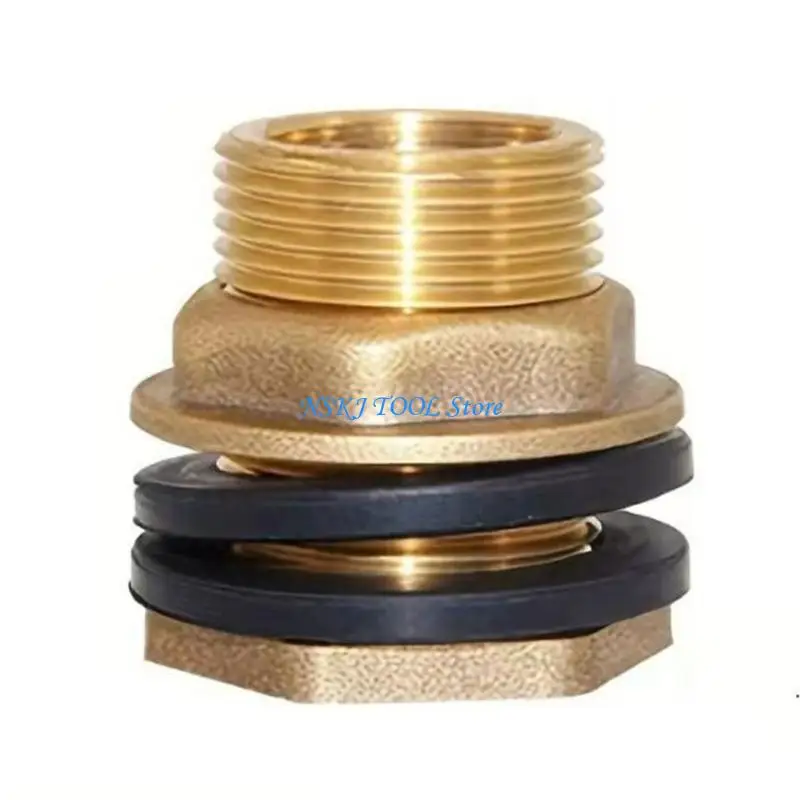 L8RC Reliable Brass Water Tanks  Connectors Metal Fittings for Various Pipe Application