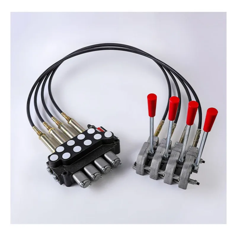 Suitable for pull-wire hydraulic multi-way valve ZT12 remote control manual tractor hydraulic upgrade multi-way reversing valve