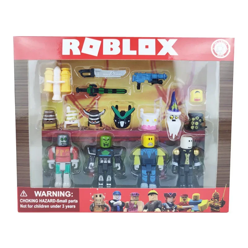 Roblox Action Figure Toys Dolls Set DY Assemble Building Blocks Kawaii Game Character Toys Kids Birthday Gifts