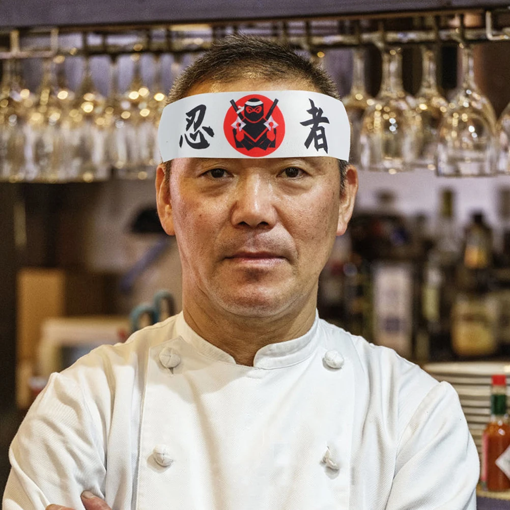 

2 шт., японская повязка на голову, бандана для шеф-повара суши, повязка на голову для каратэ, повязка на голову самурая, дышащий головной убор, спортивные упражнения