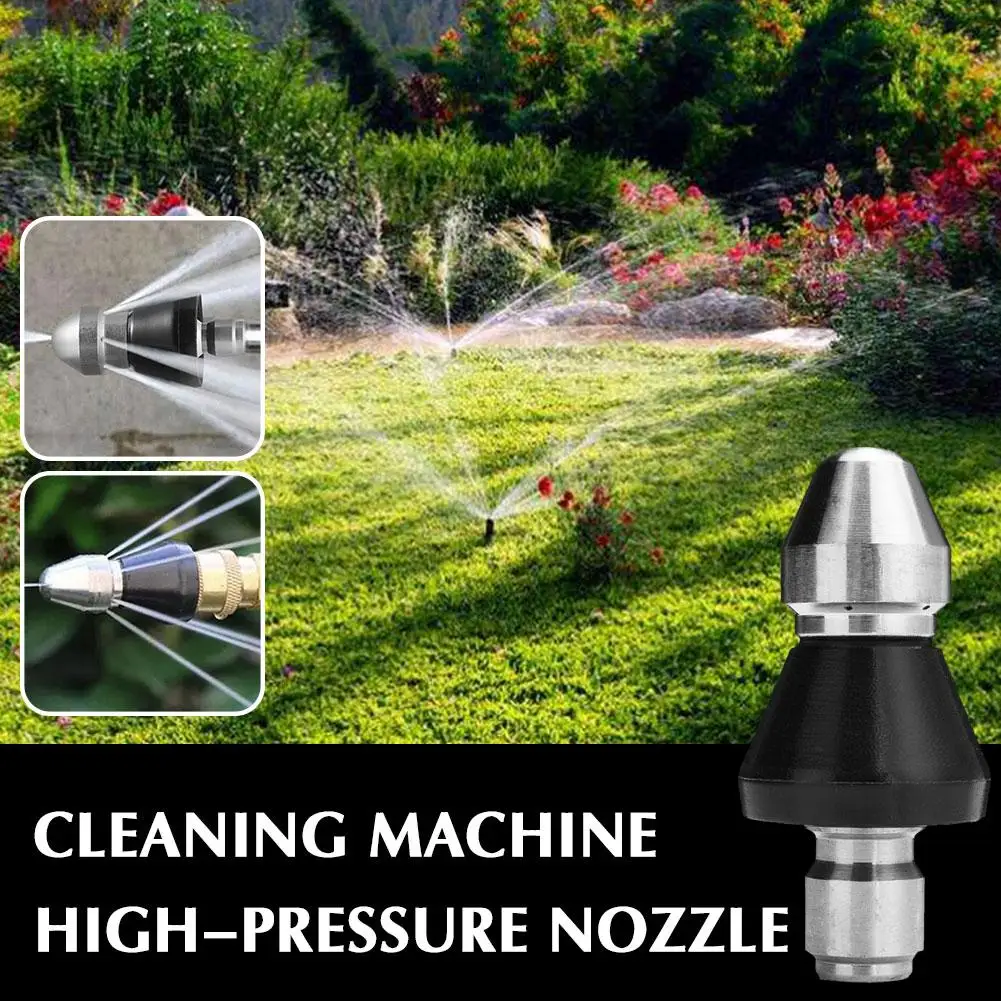 Car Wash Machine High-pressure Nozzle Pipeline Cleaning Home Cleaning Garden Nozzle And Dredging Furnishings J5K0