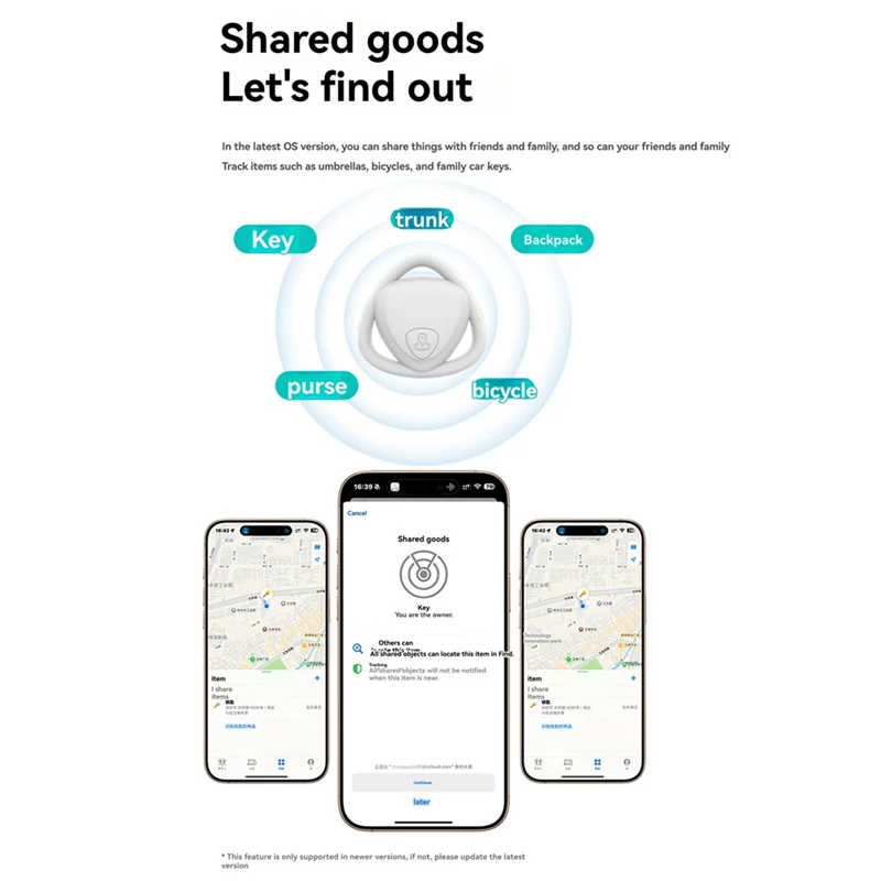 

B03B-Smart Bluetooth GPS трекер работает с для Find My Smart Tag анти-потерянное напоминание локатор автомобильный ключ Pet Kids Finder B