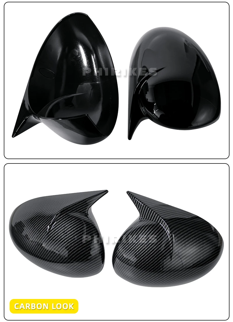 Rückspiegelabdeckungen für Peugeot 107 Toyota Aygo 107CC Citroen C1 2005 2006 2007 2008 2009 2010 2011 2012 2013 2014. – Detail 6