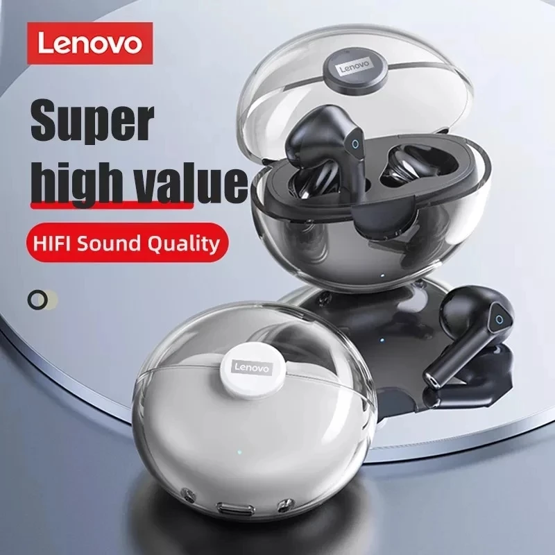 Lenovo LP80 TWS Touch Control Bluetooth Wireless Earphones Sport Waterproof Headsets Low-Latency Gaming Music Earbuds New