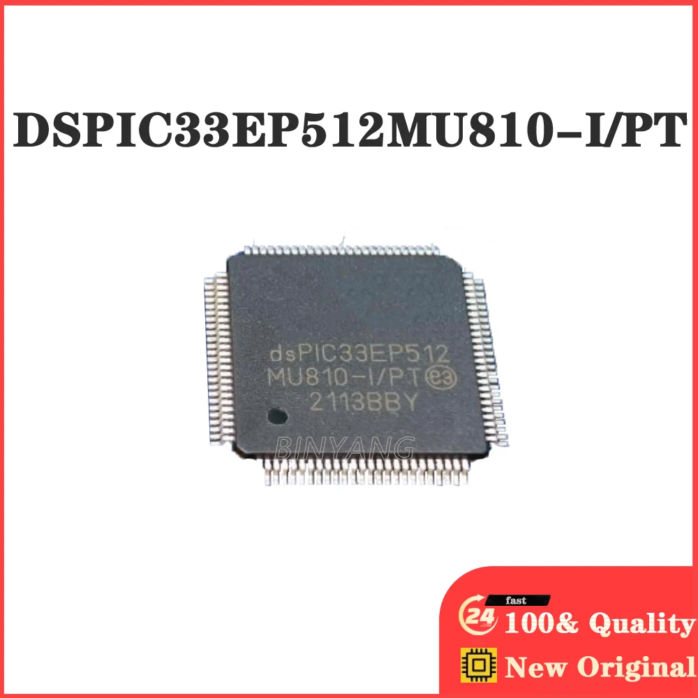 

1pcs/lot DSPIC33EP512MU810-I/PT DSPIC33EP512MU81 TQFP100 New Original Stock IC Electronic Components