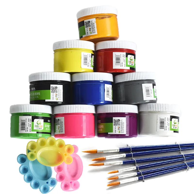 jelly pigment conjunto aquarela arte estudantil pintura colorida especial 42 cores 80ml m7 01