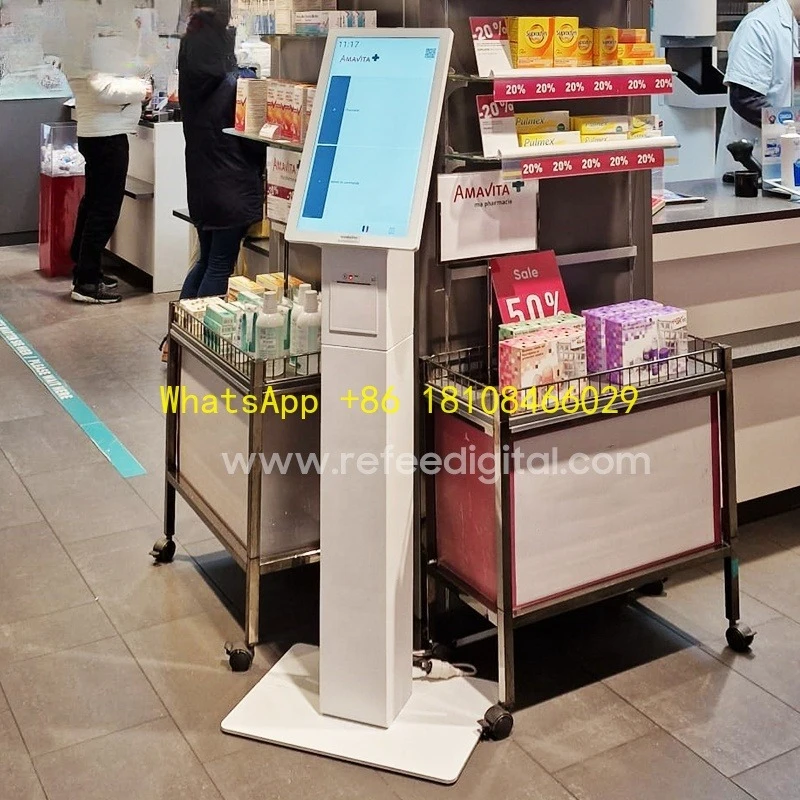 

Payment Machine Fast Food Ordering Machine Self Service Payment Kiosk for Restaurant Desktop Touch Display Automatic Self