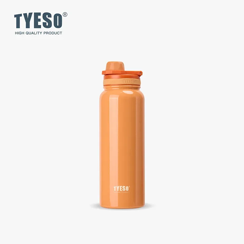TYESO Thermosfles Auto Geïsoleerde Fles Waterfles voor Buitensport Reizen Vacuümflessen RVS Thermokop