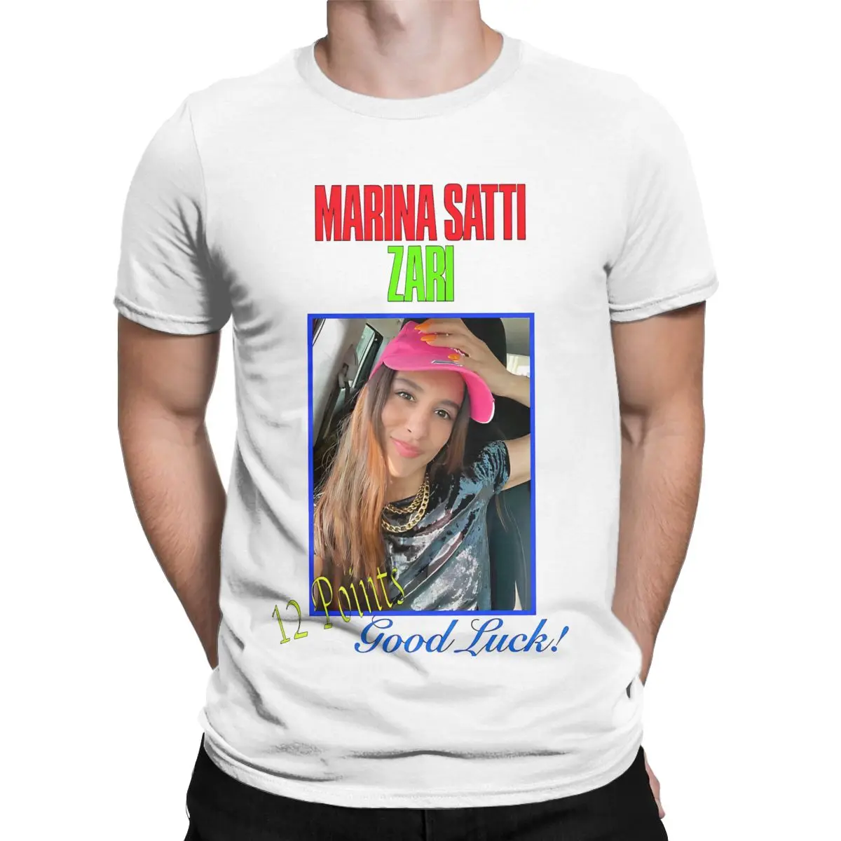 Men Women's Marina Satti Zari Eurovisions Song Contest 2024 Greece T-Shirt Outfit Novelty Cotton T Shirts Tee Clothing