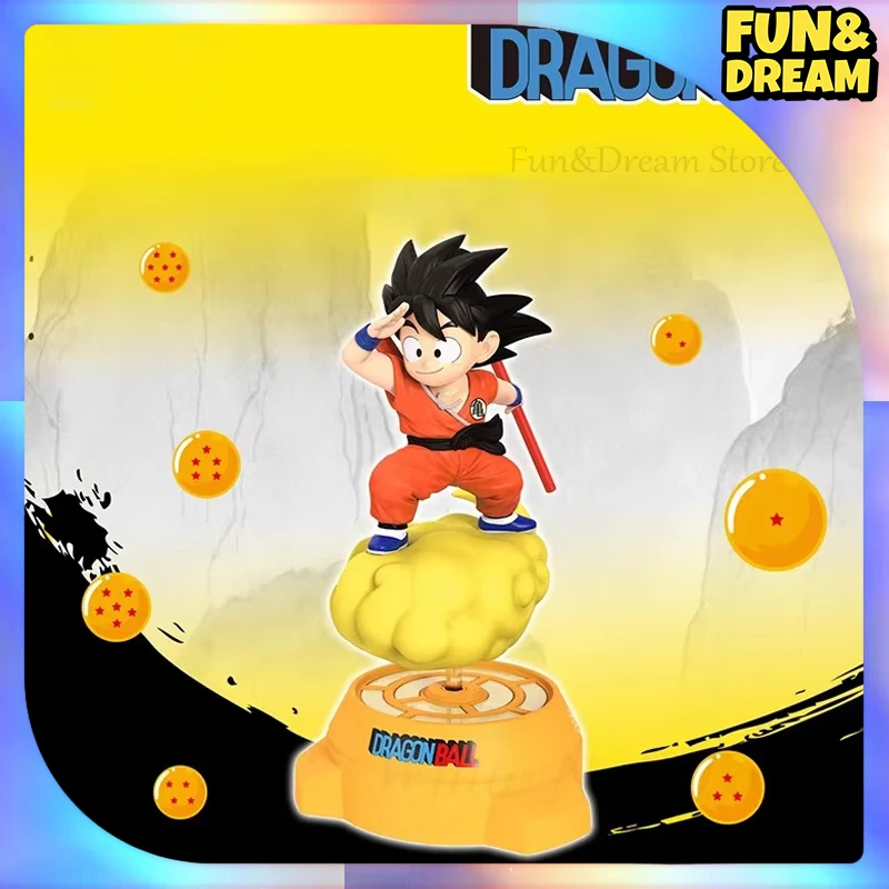 Original Ldcx Dragon Ball Anime Figure Goku Action Figure Glow Rotating Lamp 2024 New Dragon Ball Room Decoration Birthday Gift