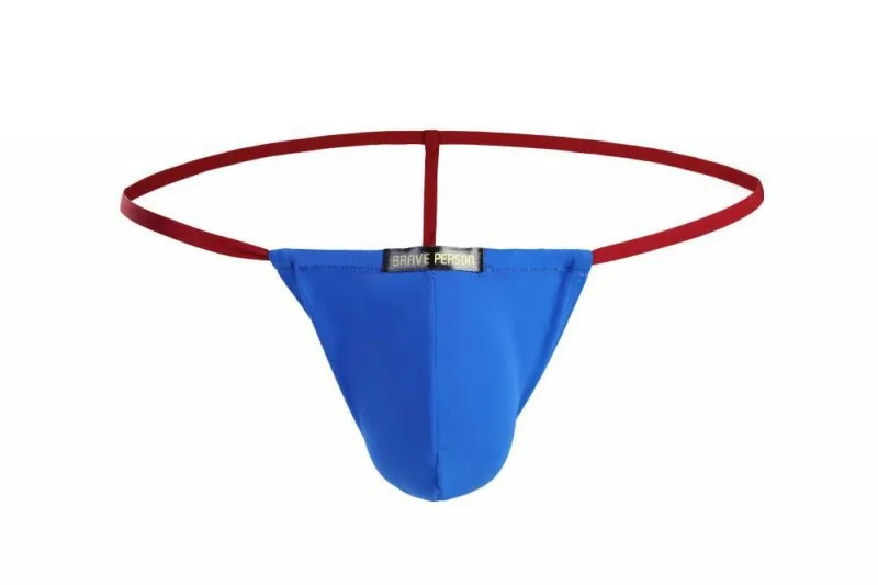 Men's Sexy Bulge Thong Gays Erotic U Convex Pouch Underwear Ice Silk Mini T Back String Panties Gays Porn Open Buttocks G-String