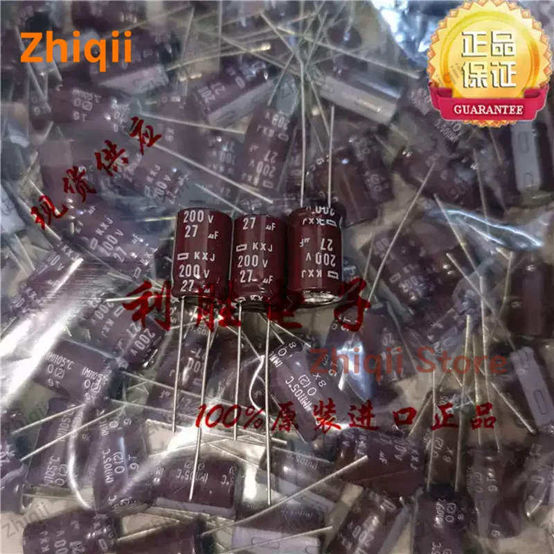 الأصلي الجديد نيبون CHEMI-CON NCC KXJ سلسلة 200V 220V 27 فائق التوهج 56 فائق التوهج 68 فائق التوهج 82 فائق التوهج 100 فائق التوهج 150 فائق التوهج 220 فائق التوهج 270 فائق التوهج 330 فائق التوهج 470 فائق التوهج منخفضة ESR