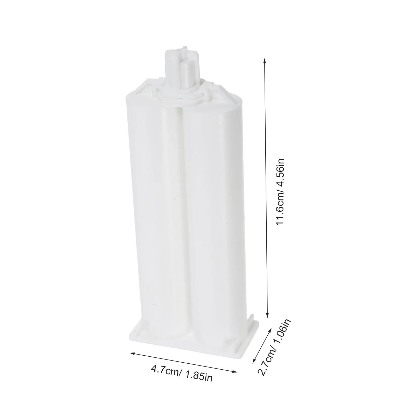 10pcs Glue Dispensing Tube 50Ml Ab Adhesive Cartridge For Epoxy Resin Mixing Nozzle Manual Applicator Tool Lab Dispensing