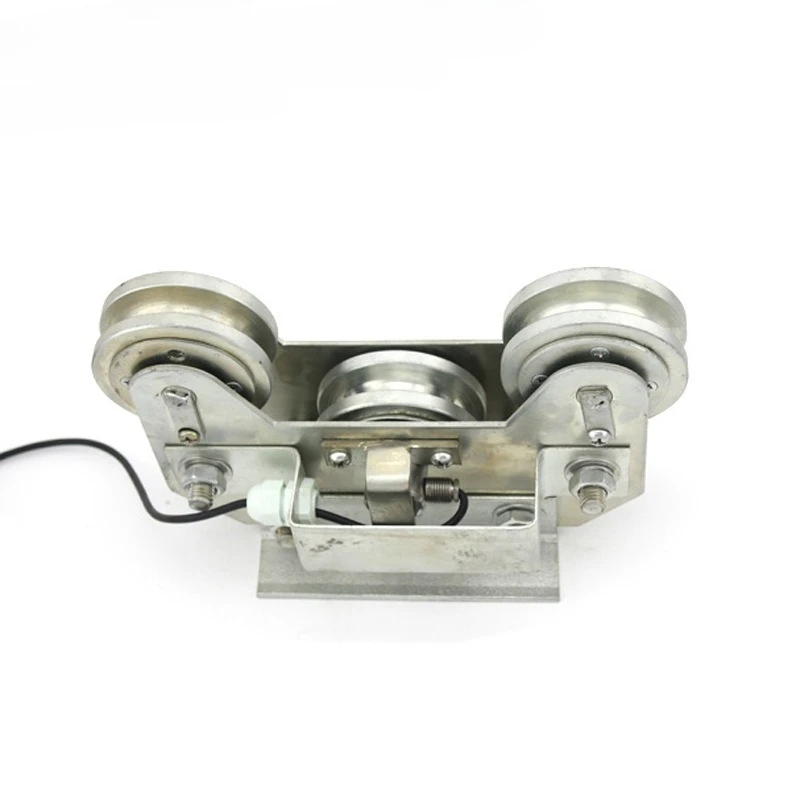 

Pulley type weight force sensor, automobile crane crawler weight detection