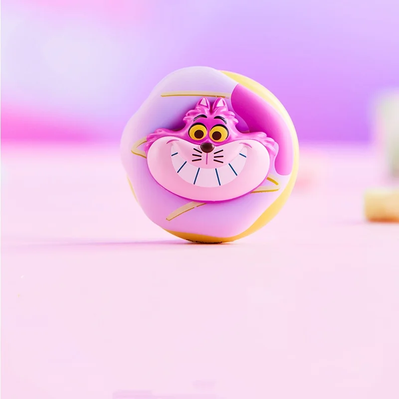 Miniso Mingchuang Youpin Disney Fun Donuts Theme Handmade Trendy Play Blind Box Gift Ornaments Refrigerator Sticker Toys Gifts