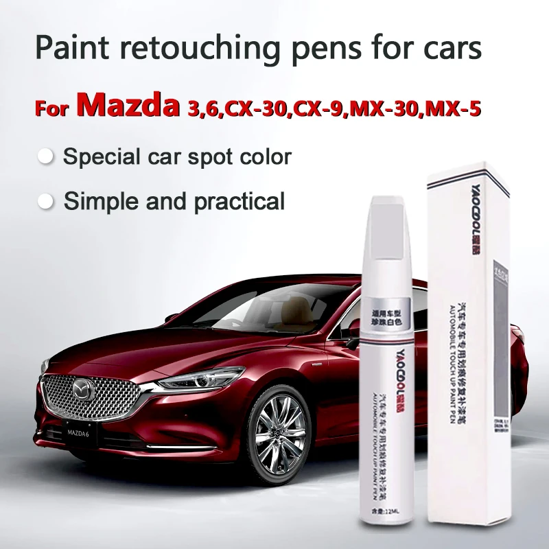 For Mazda 3,6,cx-30,CX-9,MX-30,MX-5 Touch-Up Pen Scratch removal paste varnish pen repair set