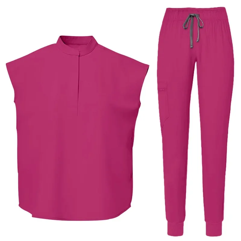 Women's Standing Collar, Large Cuffs, Hand Washing Clothes, Hospital, Beauty Salon, Medical Staff, Pet Hospital Uniforms