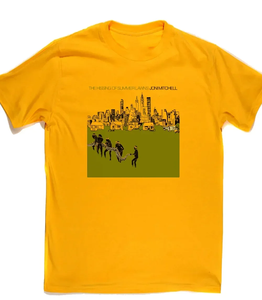 Joni Mitchell The Hissing Of Summer Lawns T-shirt yellow S to 345Xl 1F755