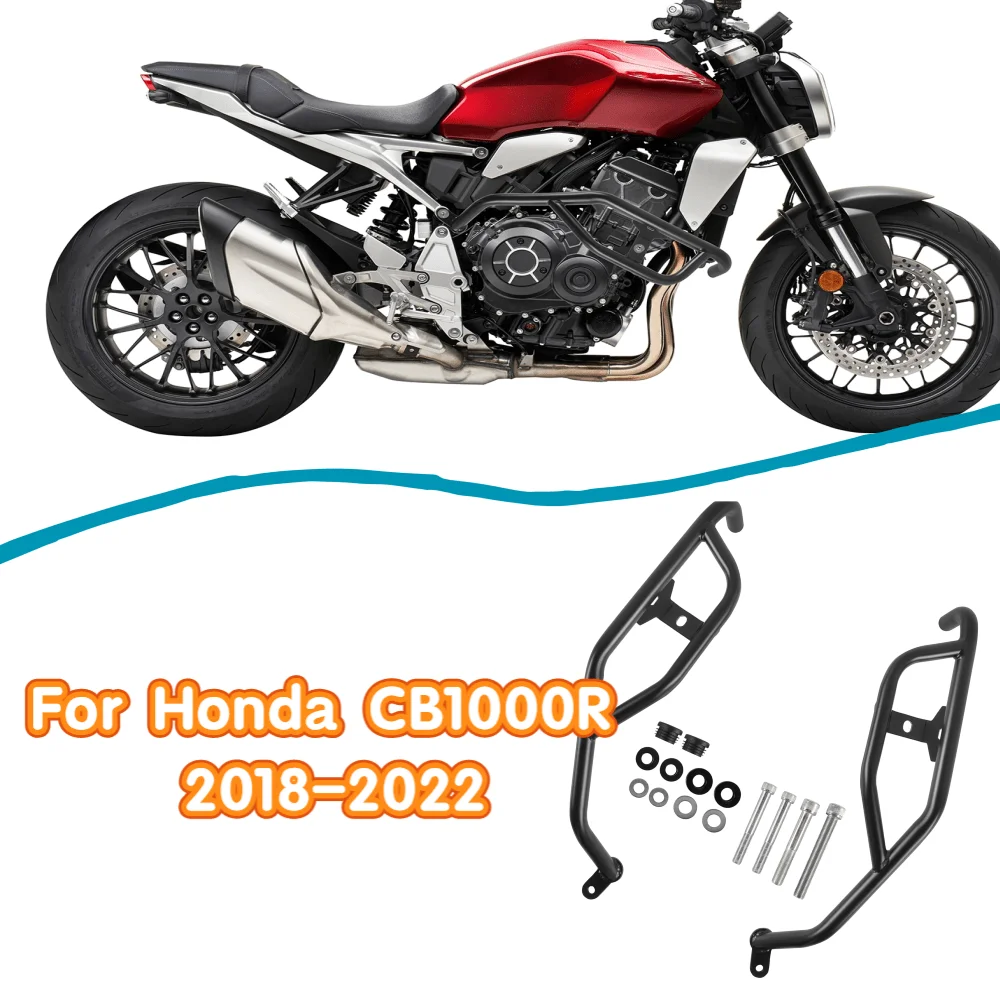 

Motorcycle Engine Guard Crash Bar For Honda CB1000R 2018-2022 2019 2020 2021 Bumper Frame Slider Mat Protection Acccessories