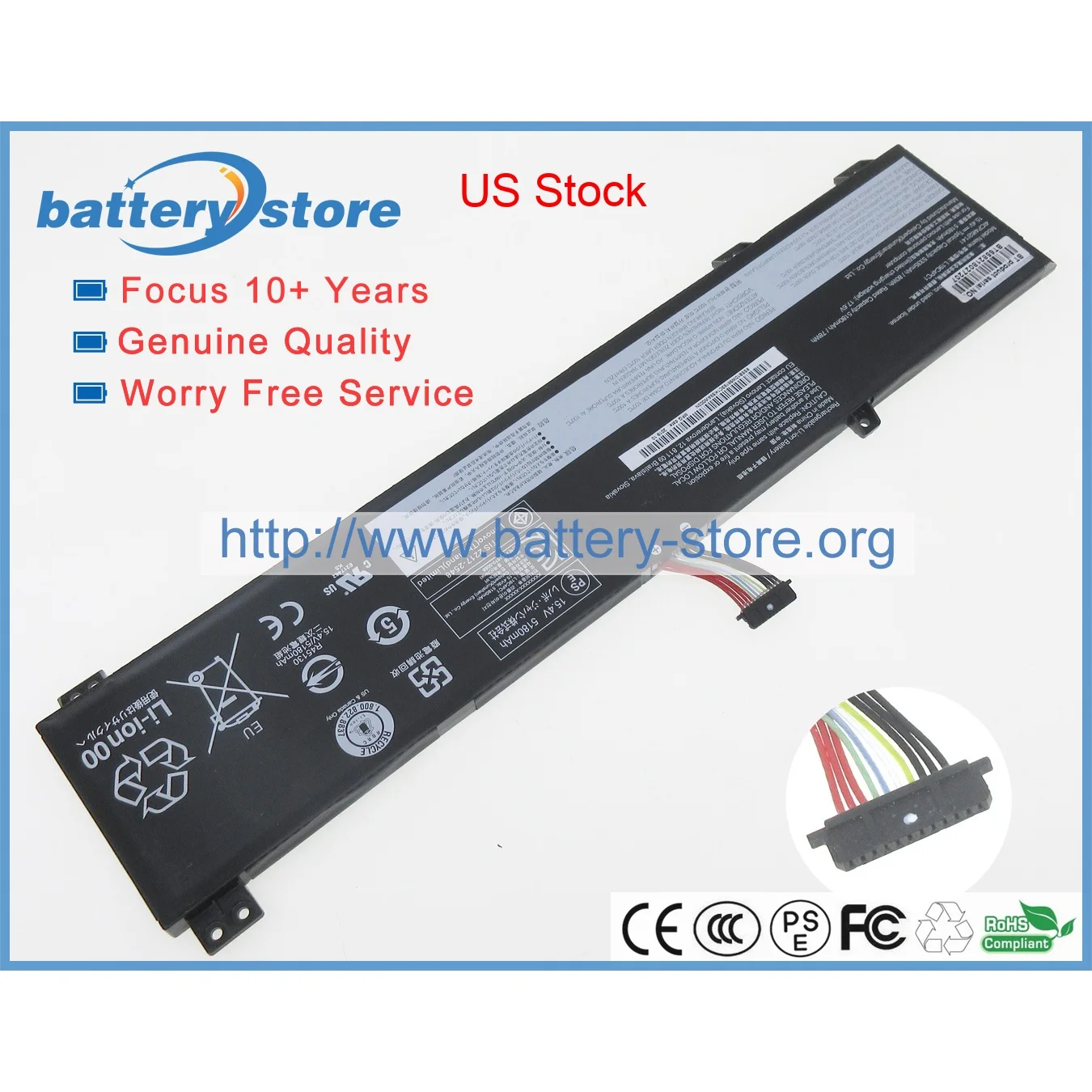 Genuine Original Laptop Batteries for 5B10W86192,5B10W86188,5B10W86189,L19M4PC1,L19C4PC1,SB10W86197,Legion 5 15IMH05H,15.36V